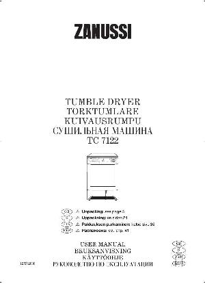 User manual Zanussi TC-7122  ― Manual-Shop.ru