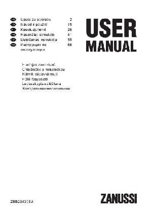 User manual Zanussi ZBB-29430SA  ― Manual-Shop.ru