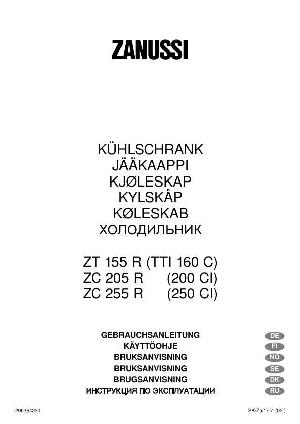 User manual Zanussi ZT-155R  ― Manual-Shop.ru