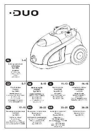 User manual Zelmer 01D013  ― Manual-Shop.ru