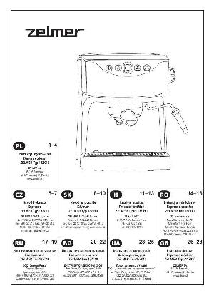 User manual Zelmer 13Z010  ― Manual-Shop.ru