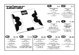 User manual Zelmer 34Z012  ― Manual-Shop.ru
