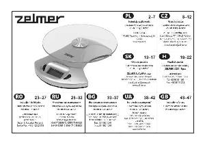 User manual Zelmer 34Z051  ― Manual-Shop.ru