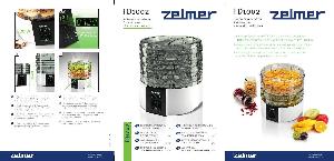 User manual Zelmer FD1002  ― Manual-Shop.ru